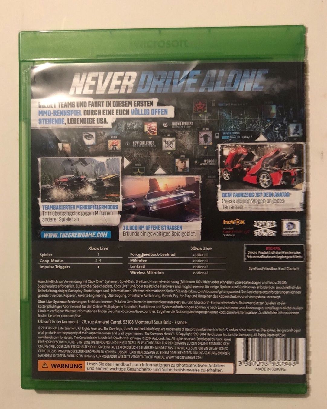 Giochi: The Crew für Xbox One – Usato da Kestenholz venduto da Mad18 1