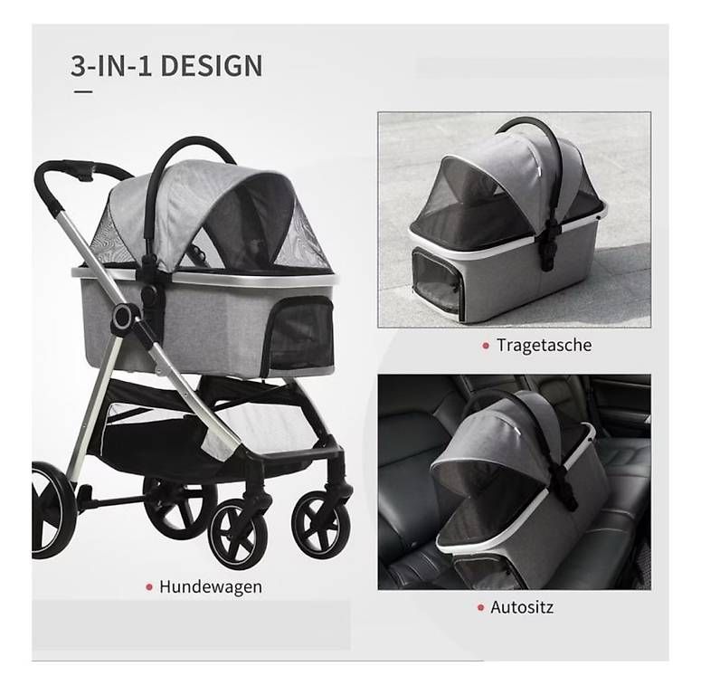 Carrozzine: Hundebuggy 3in1  – Nuovo e nell'imballaggio originale da Wittenbach venduto da cloclo4 2