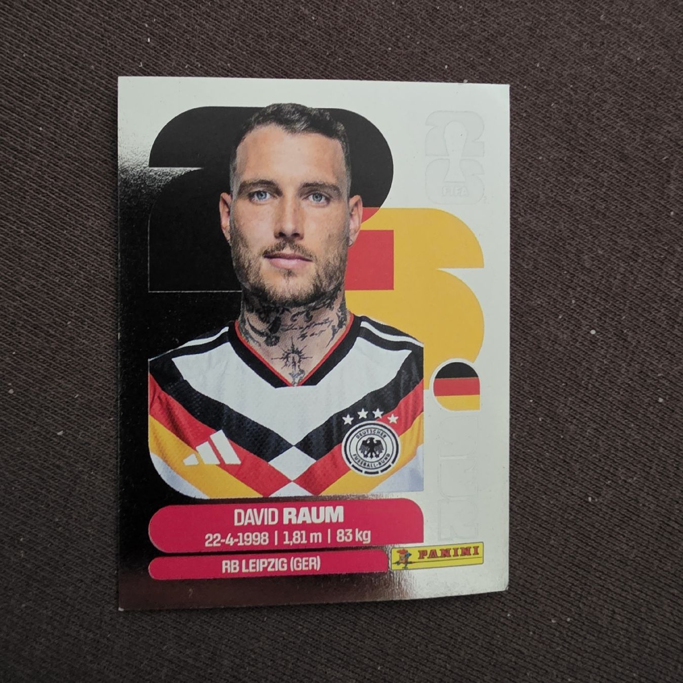 Panini Sammelbilder & Trading cards: Panini GER4 David Raum Silver Edition – Neu und originalverpackt aus Buchs AG von wickyjen88