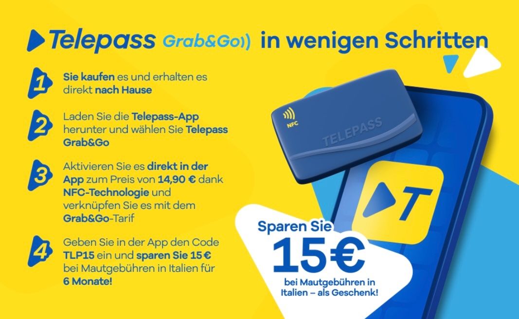 Toutes les pièces détachées: Telepass Grab&Go – Neuf avec emballage d'origine à Moosseedorf par IvanK0102 3