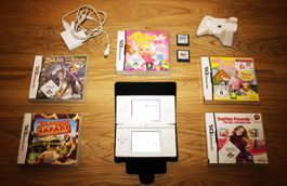 Nintendo DS Lite (weiss) inkl. 7 Spielen