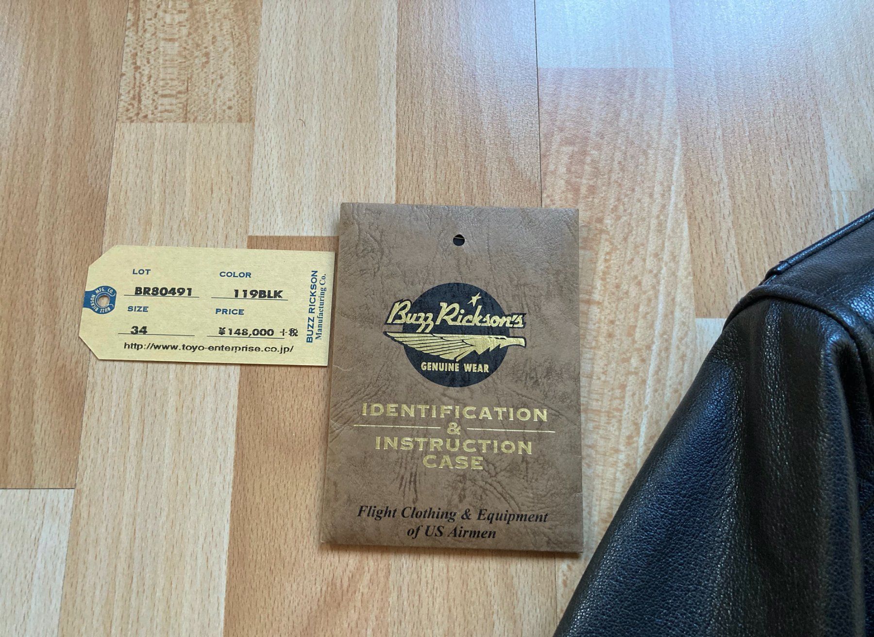 Giacche: Buzz Ricksons William Gibson G-1 Goat Black Flight Leather – Usato da Zürich venduto da ser_lg25 5