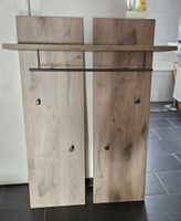 Wandgarderobe Holzoptik mit Ablage und Haken gebraucht