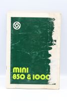 Mini 850 & 1000 1978 Betriebsanleitung