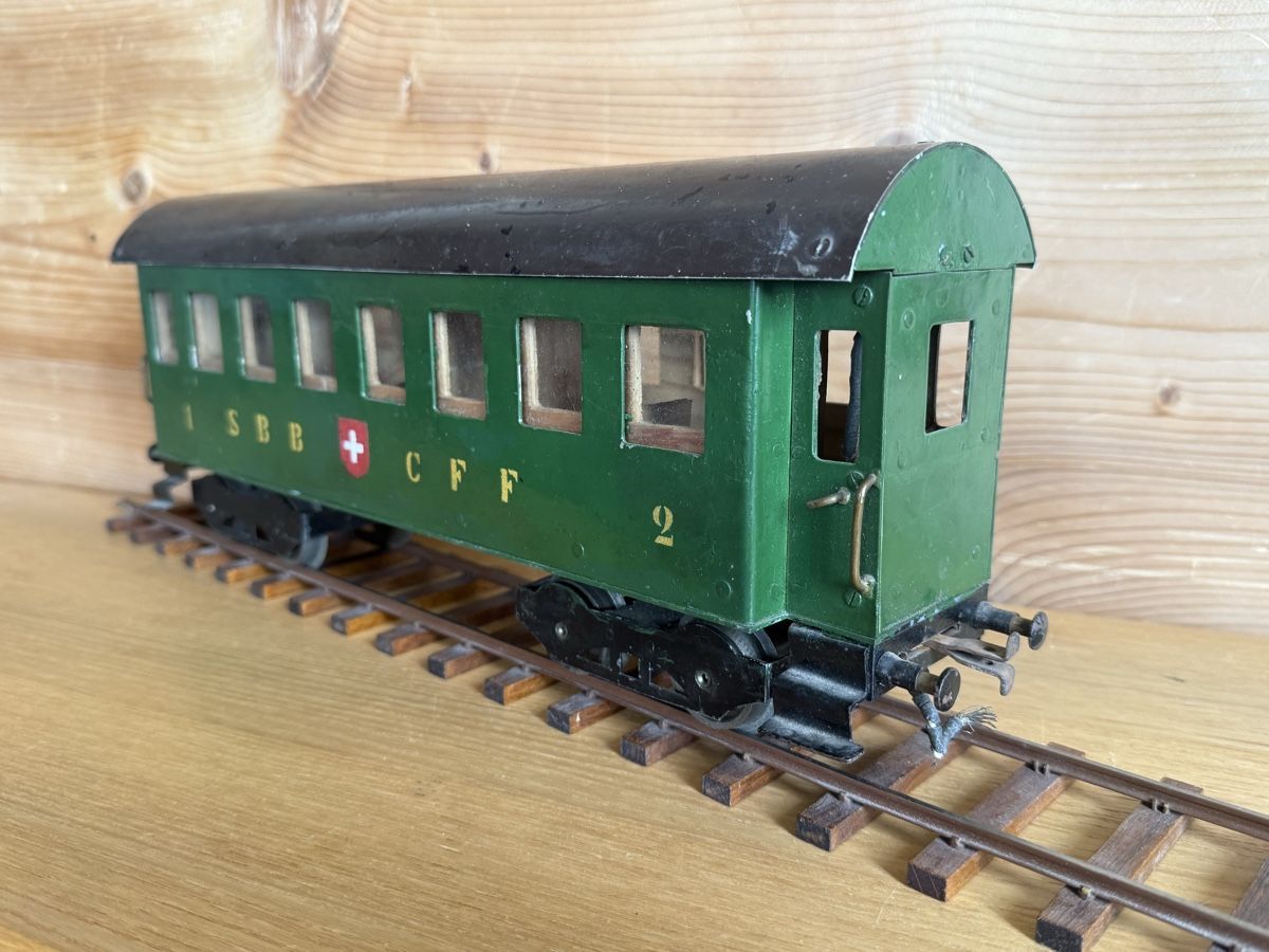 SBB/CFF/FFS Modellini di ferrovie: Eigenbau Spur 1 PW aus Sammlung Tele René – Usato da Amden venduto da vipernatter 4