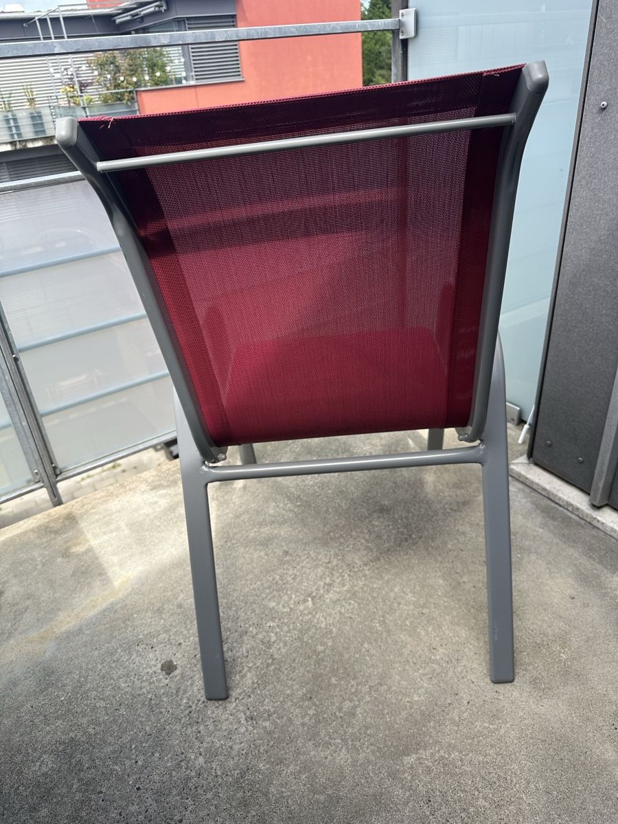 Set di tavolo e panche: Balkontisch - Gartentisch inkl 7 Stühle – Nuovo (secondo la descrizione) da Winterthur venduto da su_4assd 2