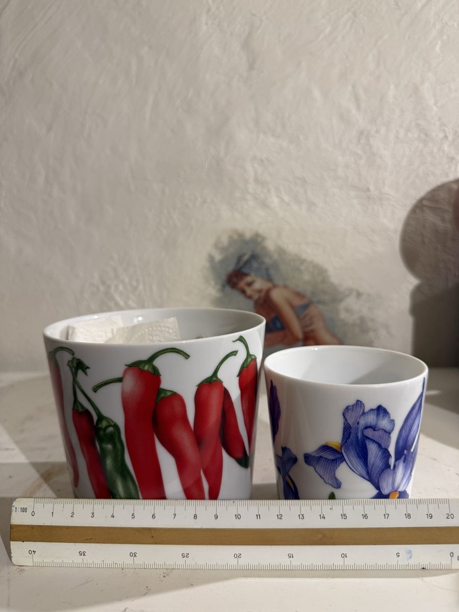 Vasi per fiori: Taitù Porzellan-Cachepots oder Becher – Usato da Schaffhausen venduto da anlu7 3