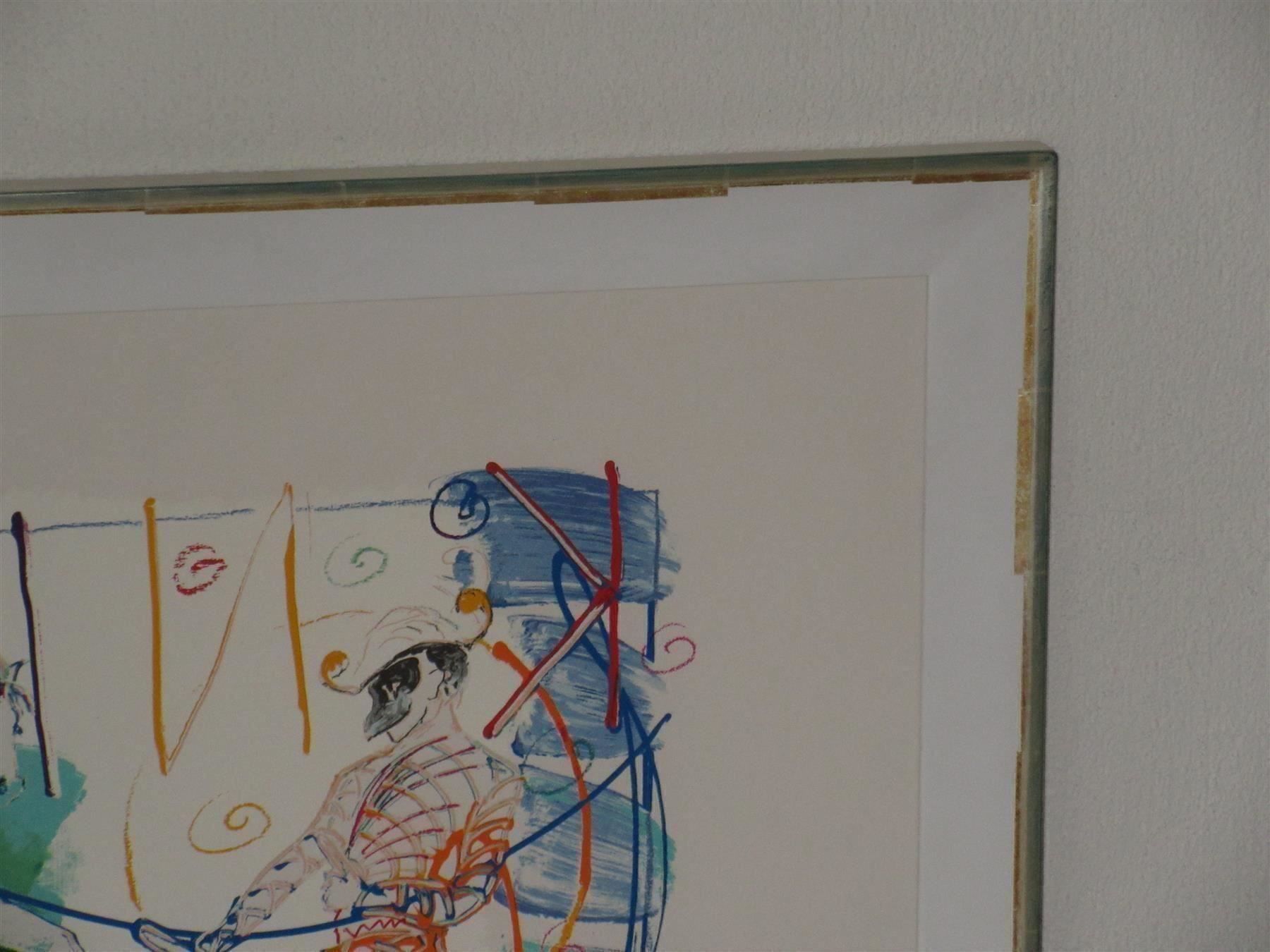 Grafica & Litografie: Rolf Knie  PFERD + HARLEKIN 91  hs./hn. – Usato da Weinfelden venduto da Kunst2010 5