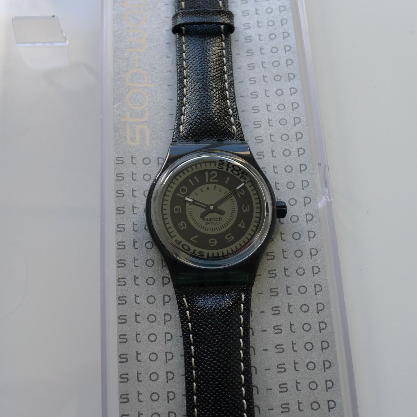 Swatch Orologi: Swatch Stop Watch BLACK DECO – Nuovo (secondo la descrizione) da Ebikon venduto da SilvioFreund 6