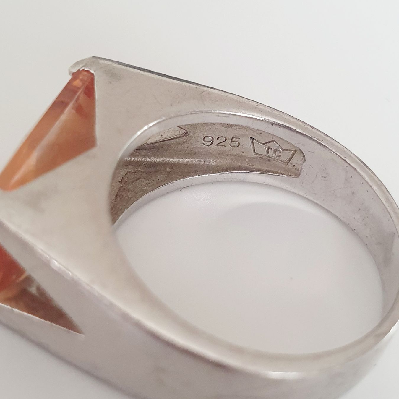 Bagues: Silberring 925 mit grossem Stein Gr. 19.3 – D'occasion à Kreuzlingen par Wunderkiste123 5