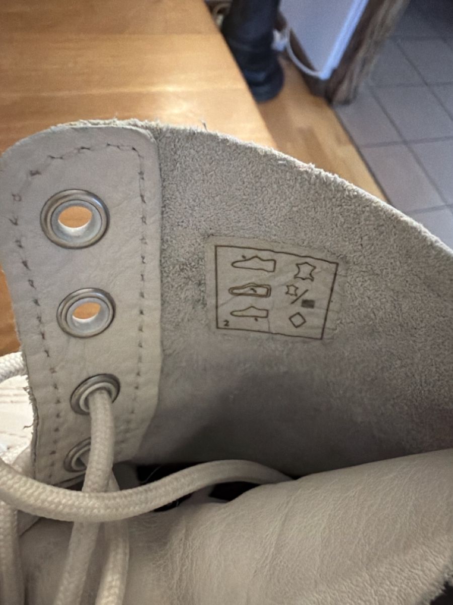 Dr. Martens Scarpe da donna: Dr. Martens weiss Leder – Nuovo (secondo la descrizione) da Birsfelden venduto da Haex 4
