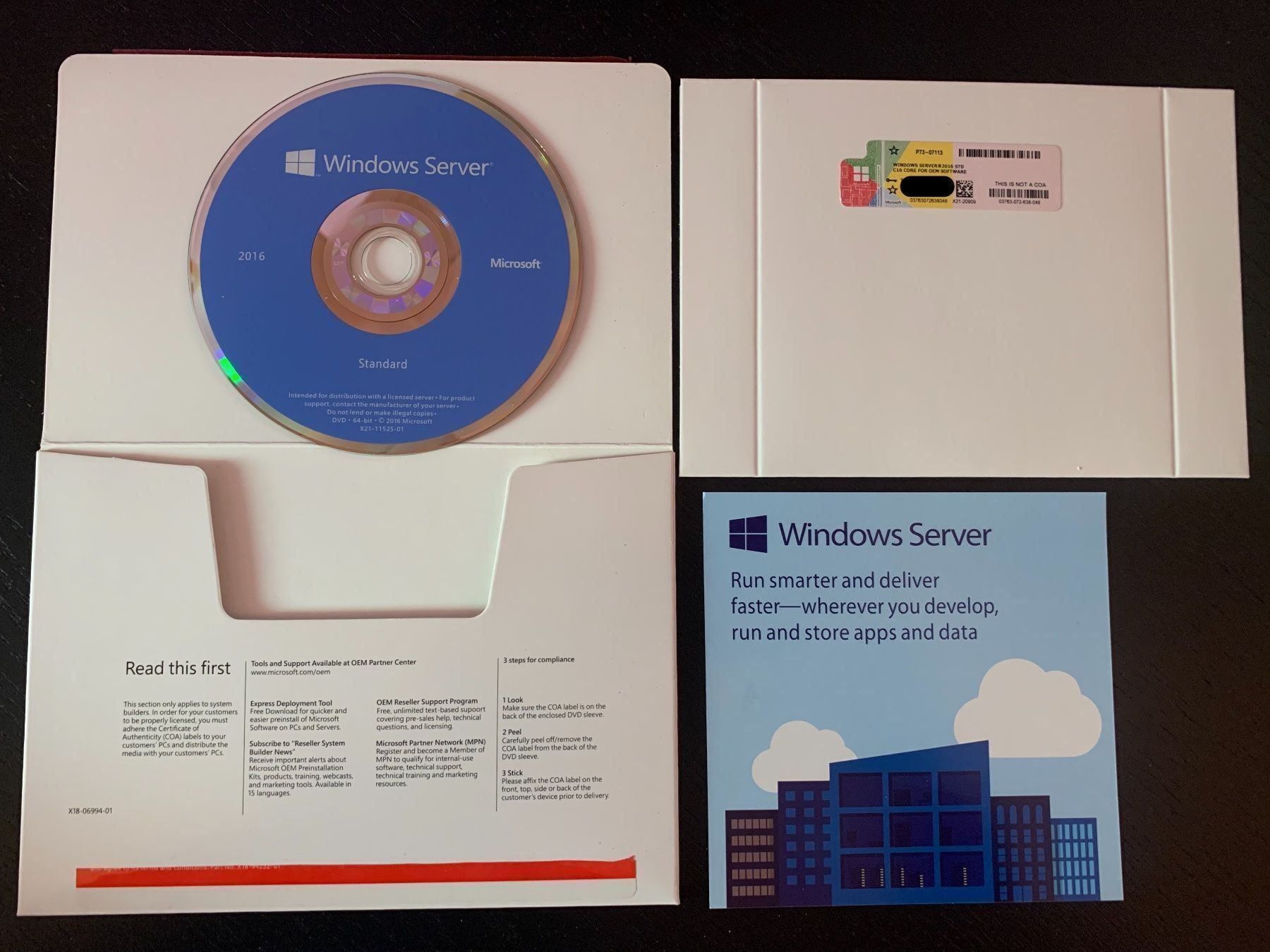 Microsoft Software: MS Windows Server 2016 Standard Edition – Gebraucht aus Bodio TI von The_Cyrenian 1