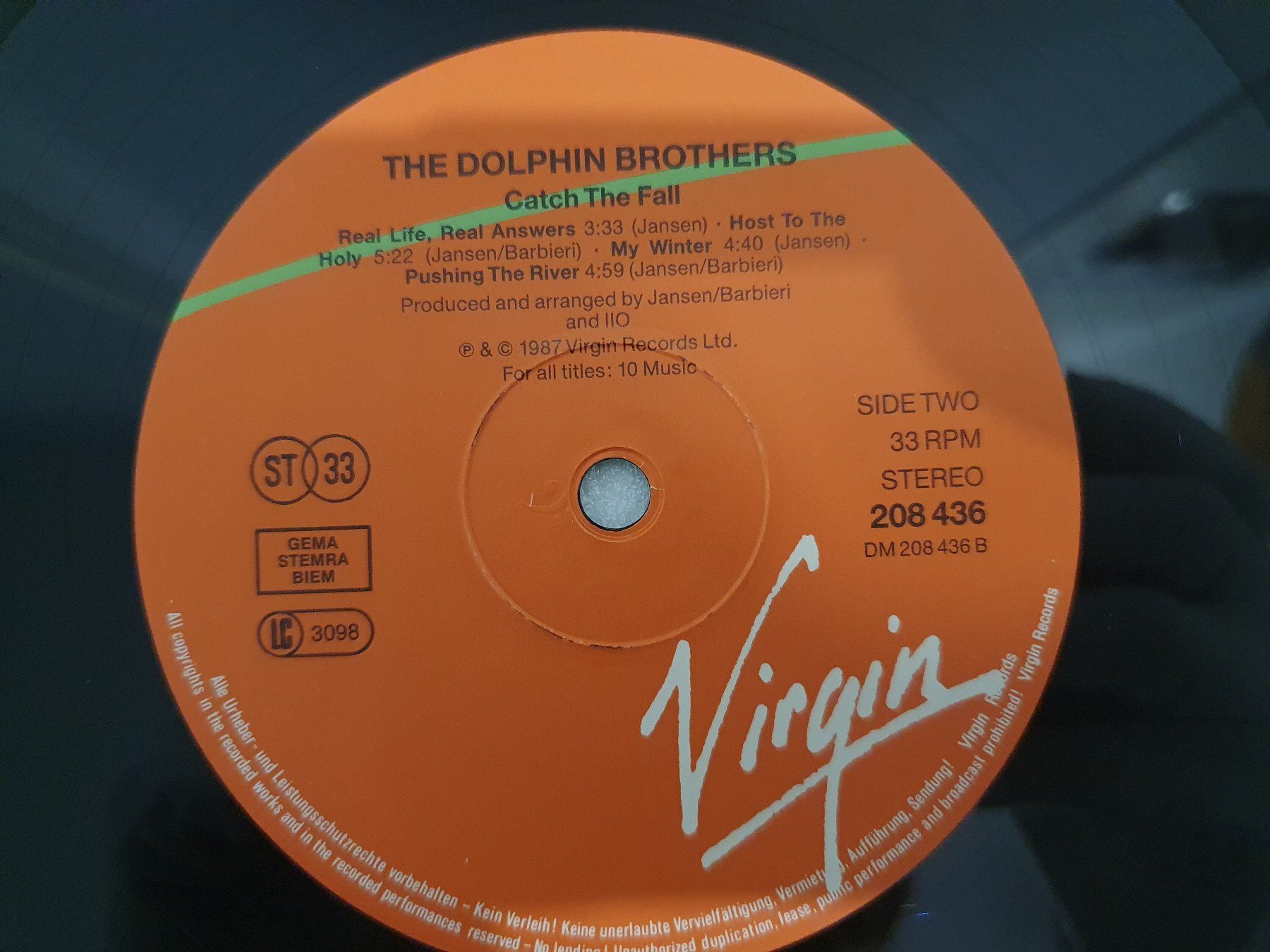 Dischi in vinile: The Dolphin Brothers – Catch The Fall – Usato da Uster venduto da Vinyl-Leidenschaft 6