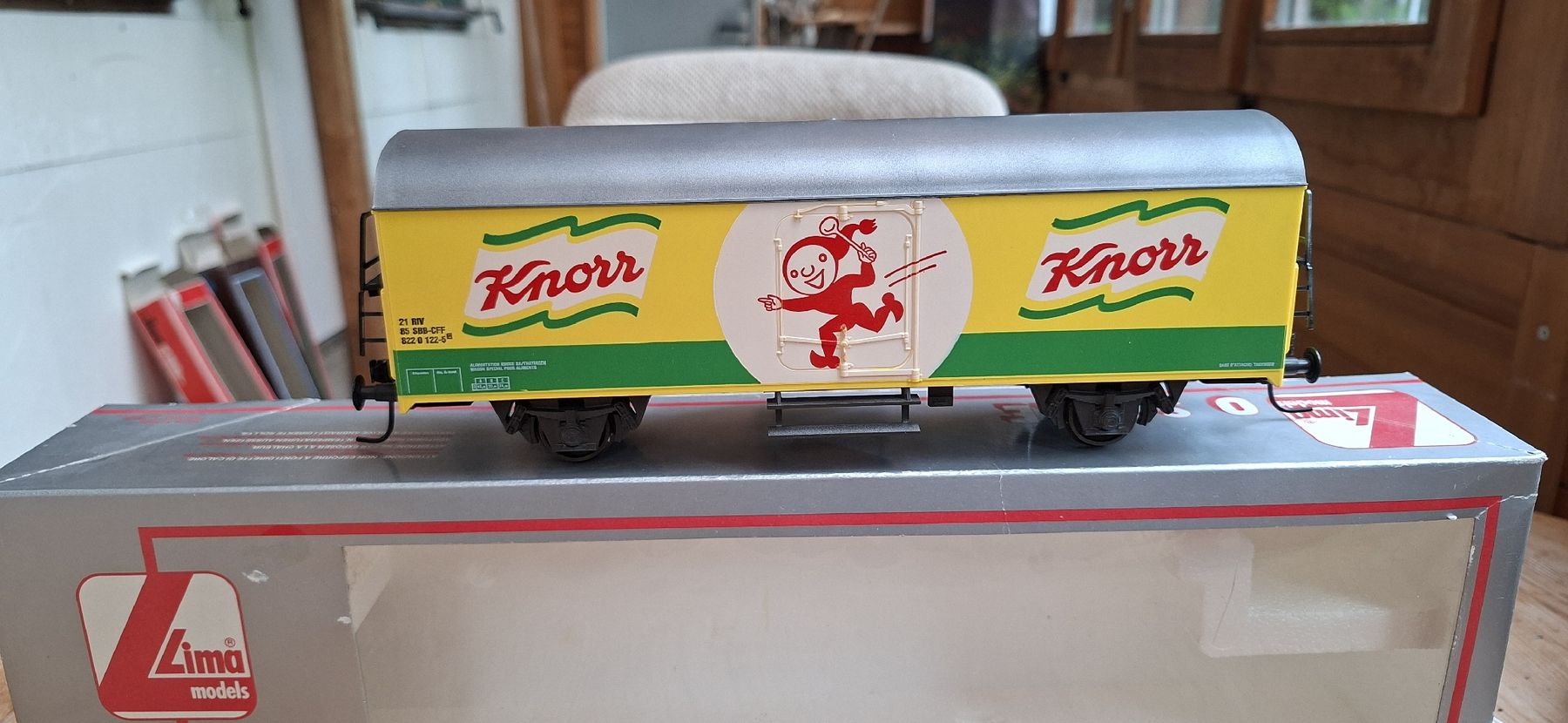 Lima Modellini di ferrovie: Lima Spur 0 Güterwagen DC – Nuovo e nell'imballaggio originale da Münsingen venduto da wd65