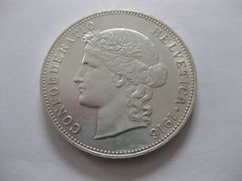RARE  5 Fr  1916 Unz.
