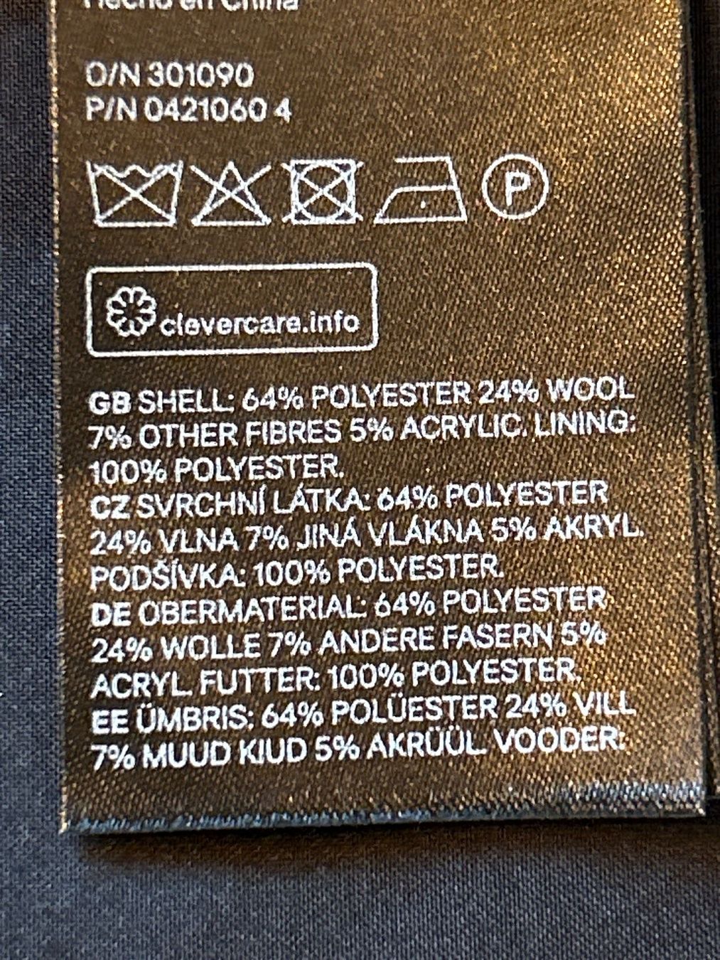 Giacche: Jacke kariert mit 24% Wolle – Usato da Brunnen venduto da Nala2929 6