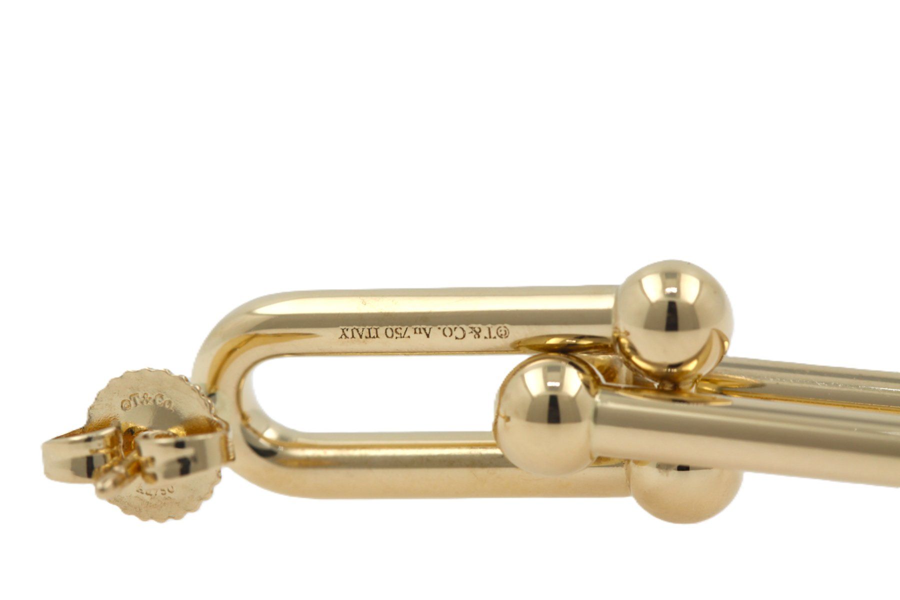 Tiffany & Co. Ohrringe & -stecker: TIFFANY & CO Hardware Ohrhänger Large Version 18K *S4424 – Gebraucht aus Zürich von luxtrade 5