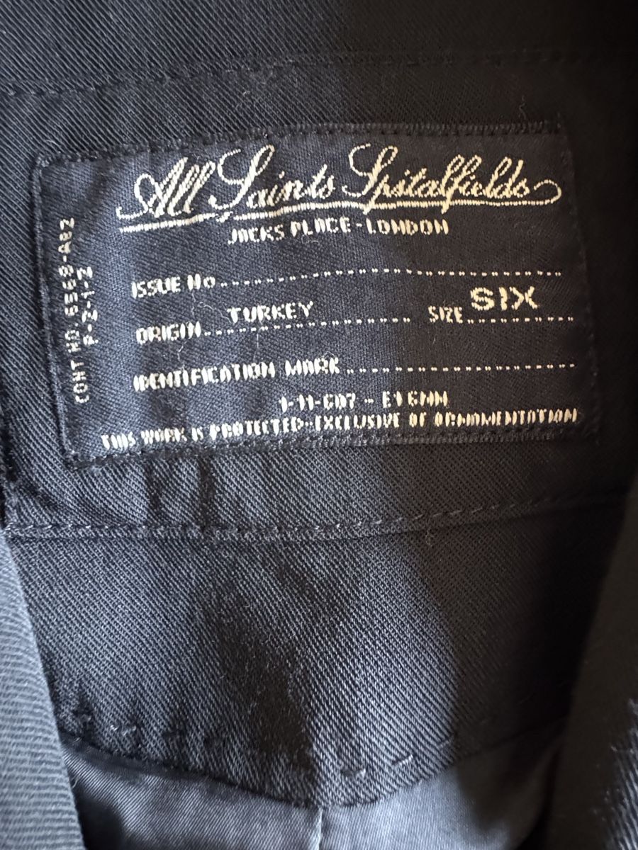 Allsaints Giacche: AllSaints Spitalfields Veste Noire, Taille 36 – Nuovo (secondo la descrizione) da Morges venduto da sandy069 3