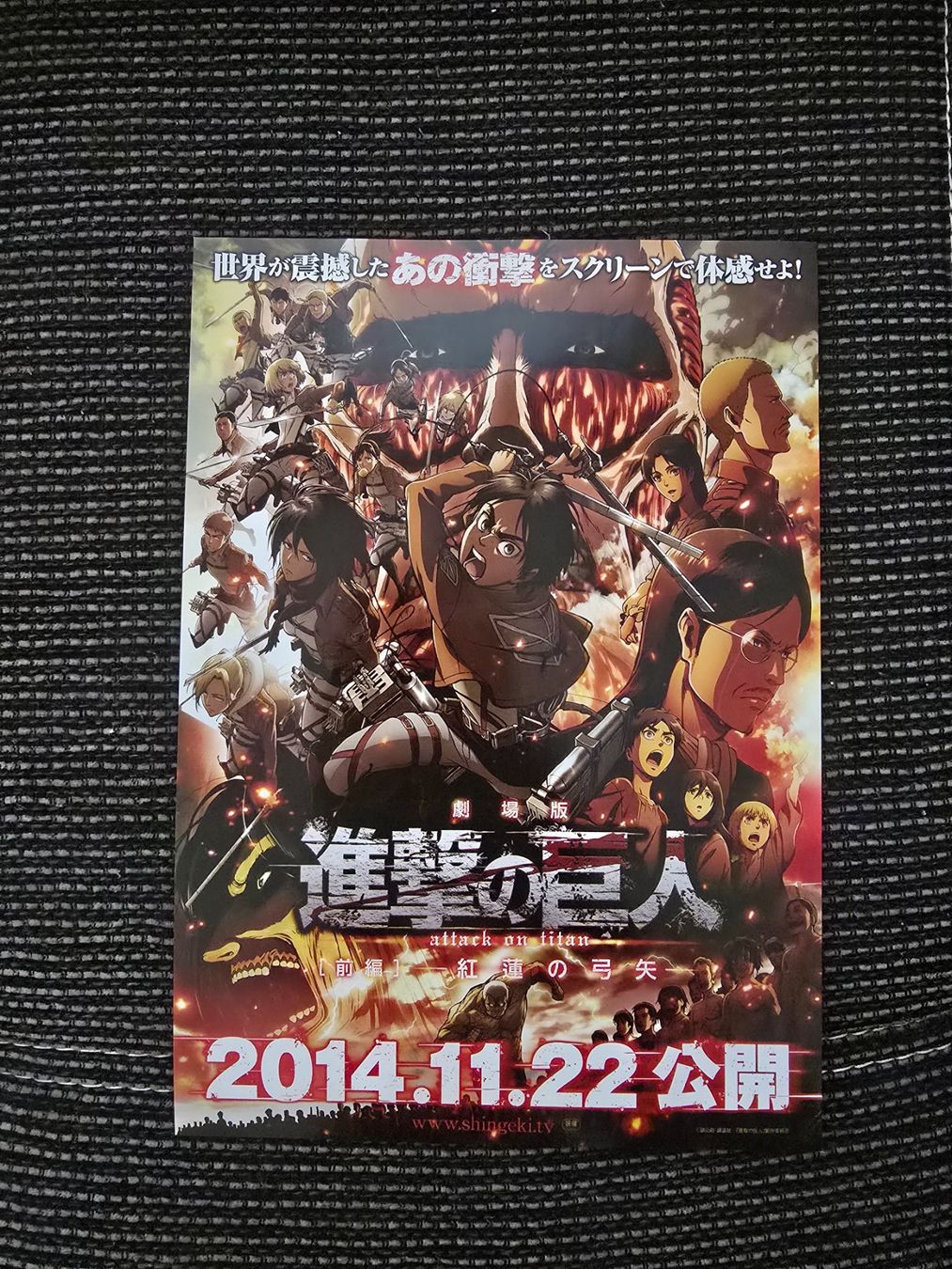 Foto & Immagini: Original Attack on Titan Kinoplakate aus Japan – Usato da Schänis venduto da mes_g8vl