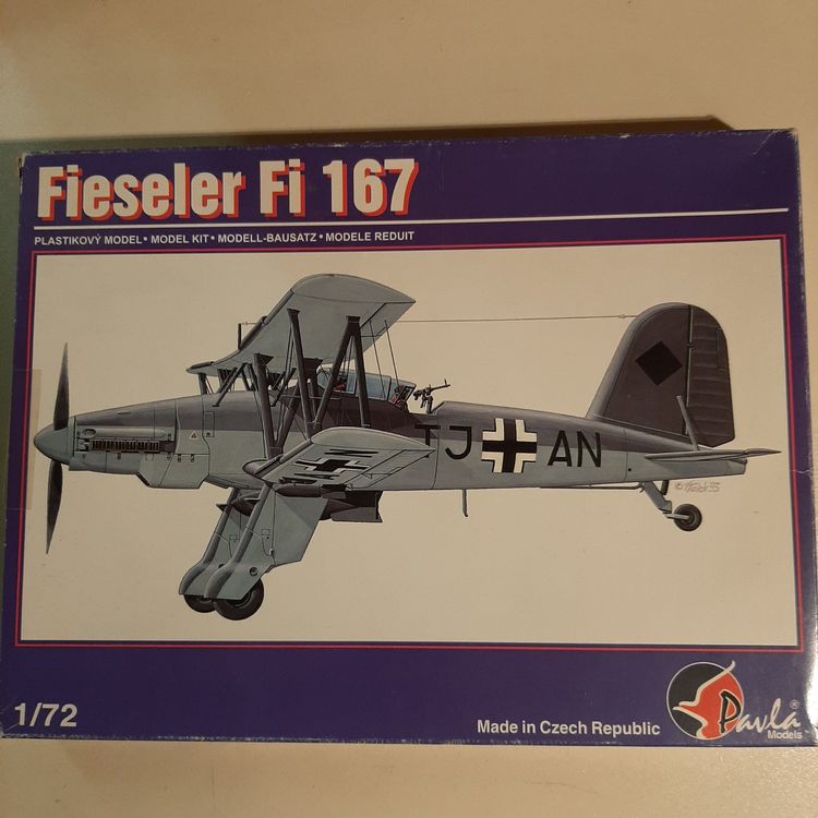 986 Fieseler Fi 167 Top Original Verpackt | Kaufen auf Ricardo