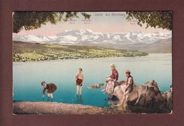 Am ZÜRICHSEE - 1927 // Rück verletzt //