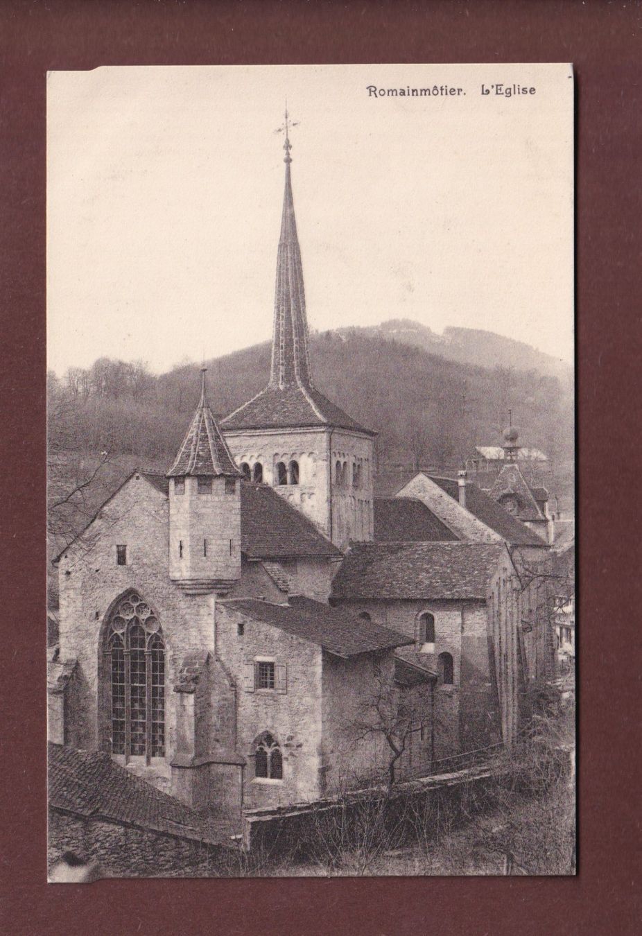 Cartoline postali: ROMAINMOTIER - Eglise – Usato da Pully venduto da nicecards-shop