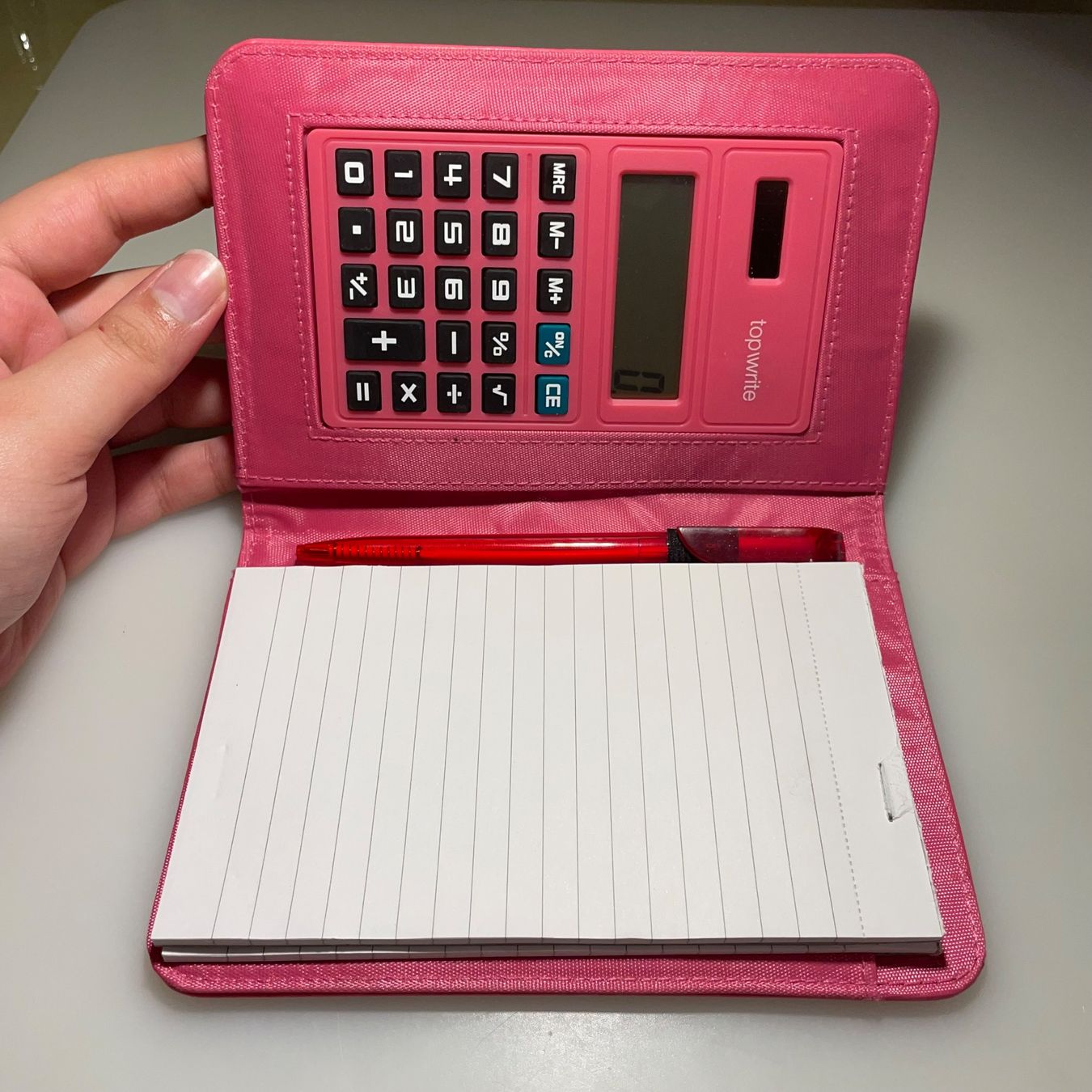 Calcolatrici tascabili: NEU: Taschenrechner mit Notizblock & Stift pink – Nuovo (secondo la descrizione) da Bellach venduto da Dreamer2501 4