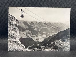 Säntis - Schwebebahn. Blick ins Toggenburg. Churfirsten