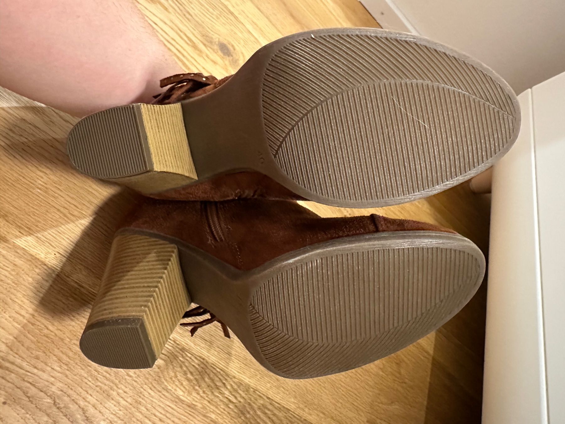 Graceland Scarpe da donna: Braune Wildleder Stiefeletten mit Fransen,Neu! – Nuovo (secondo la descrizione) da Wangs venduto da Nitsch 1