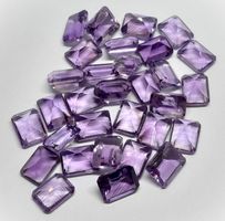 Lot 50.10 ct Améthystes EM 8x6 mm - Valeur 800.- Fr.