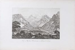 Betschwanden Linthal Kupferstich von Meyer