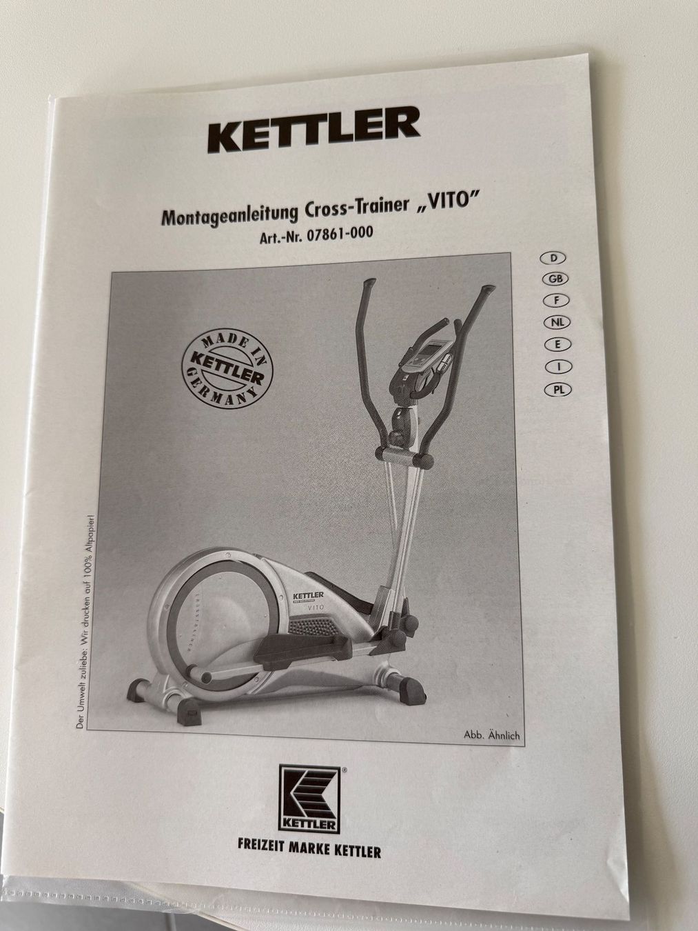Kettler Hometrainer: KETTLER Cross-Trainer "VITO" – Usato da Dällikon venduto da dahi1 7