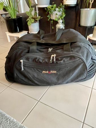 Pack Easy Reisetasche schwarz, gross, robust, Sommer-Ferien