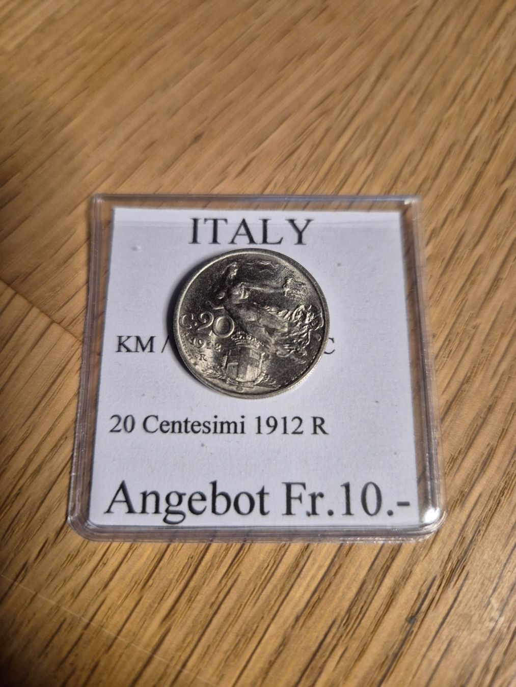 Tutti le monete: Italien - 20 Centesimi 1912 - selten! – Usato da Mels venduto da Goldenfalcon