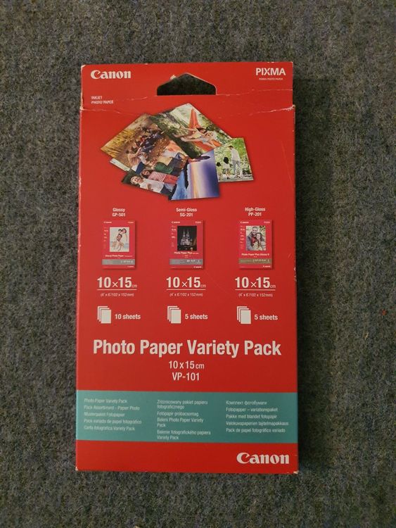 PhotoPapier / Photo Paper Variety Pack 10x15cm Kaufen auf Ricardo