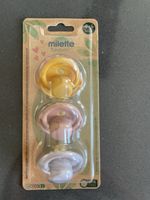 Nuggi Milette Naturals 0-6 Monate 3er Pack neu