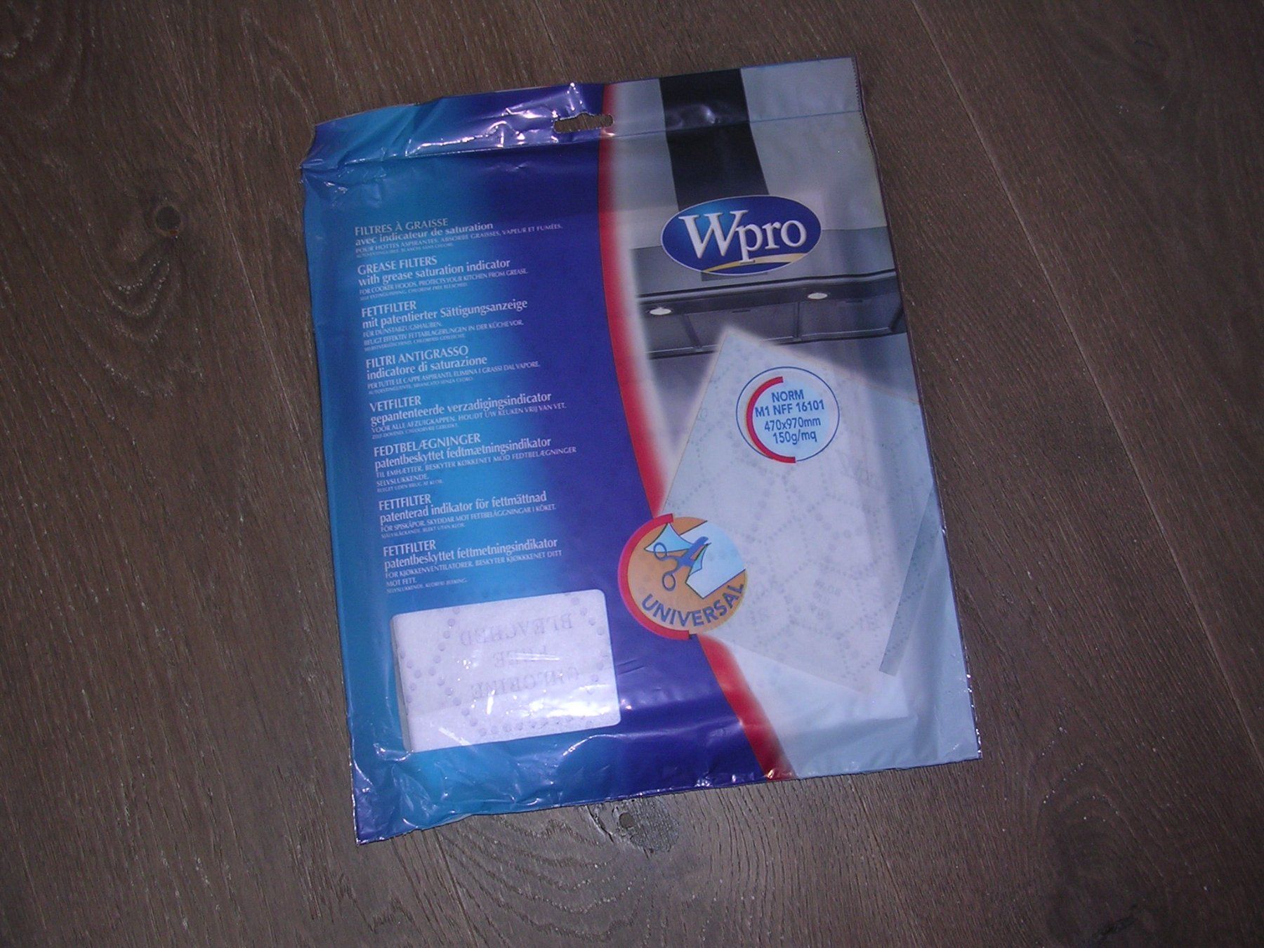 Cappe di aspirazione: Wpro Fettfilter Universal – Nuovo e nell'imballaggio originale da Trun venduto da Romi066