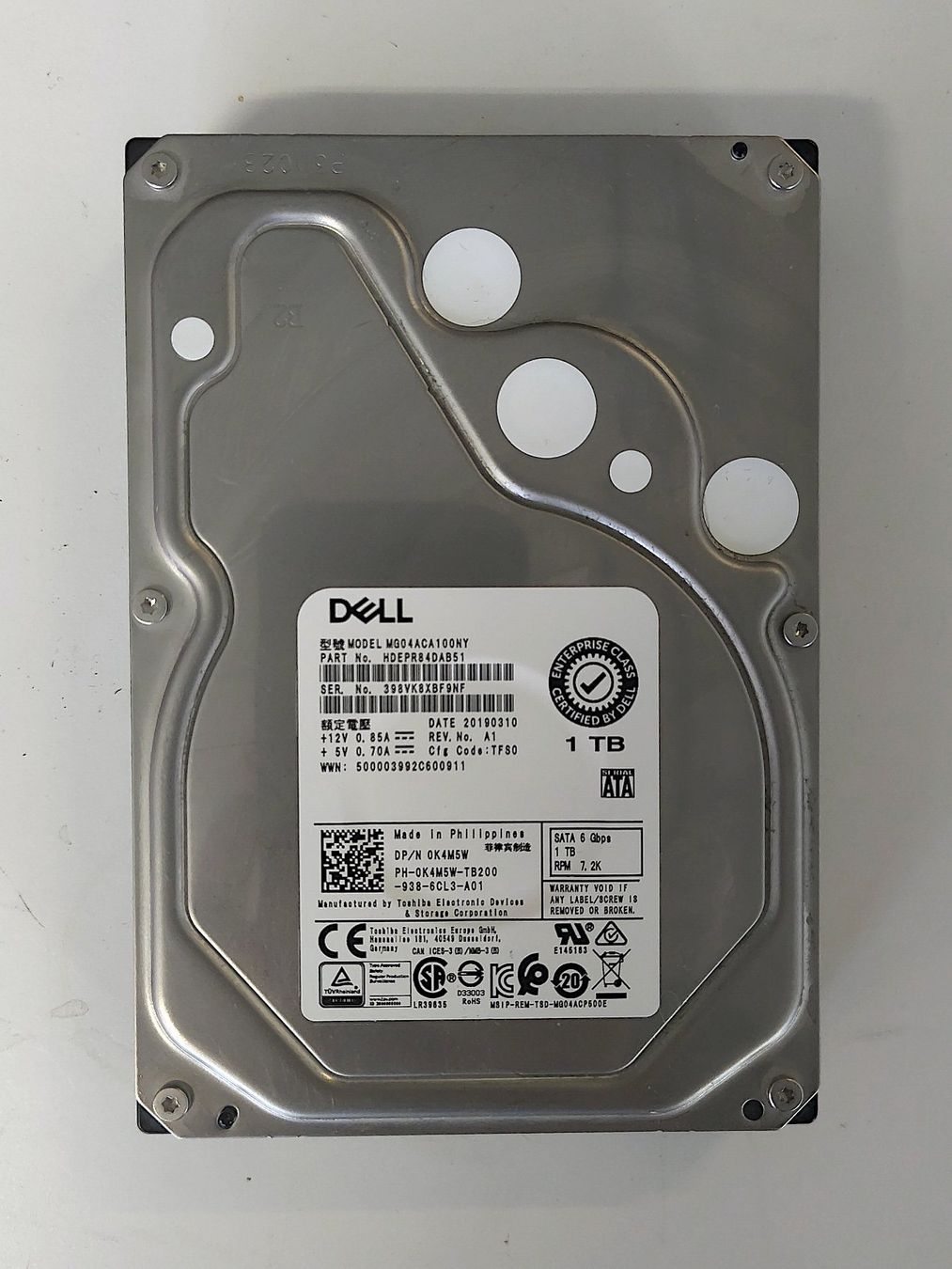 Dell Harddisks: Dell HD (Enterprise Class) 1 Terabyte – Neu (gemäss Beschreibung) aus Bern von borcky