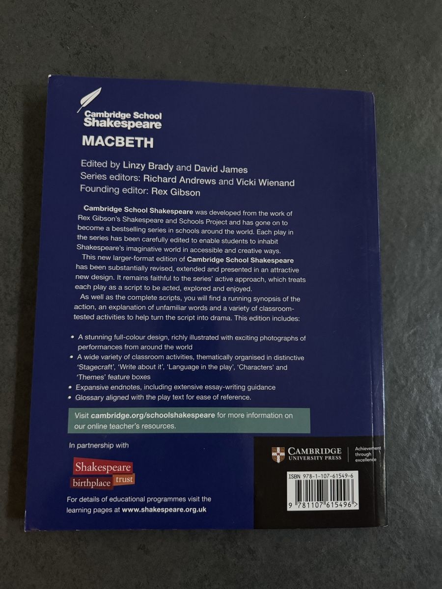 Libri: Shakespeare: Macbeth - Cambridge School - Top Zustand! – Usato da Allschwil venduto da smm_v2vt 3