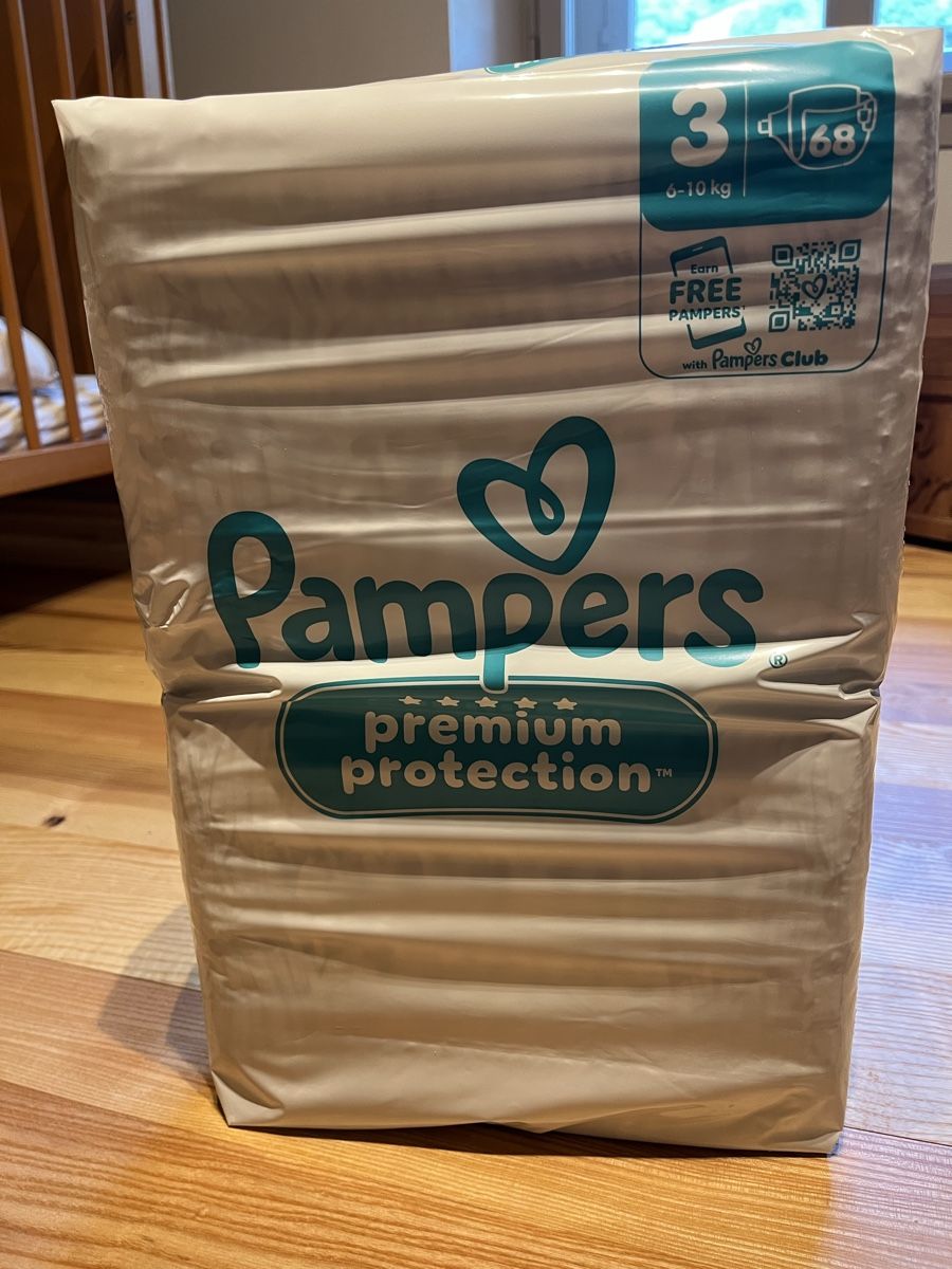 Pampers Windeleimer & Windeln: Pampers Premium Protection Grösse 3 – Neu und originalverpackt aus Staufen von ilaine