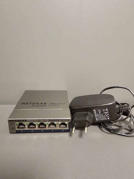 NETGEAR: 5 Gigabit ports Prosafe Plus-Switch (GS105Ev2) 1