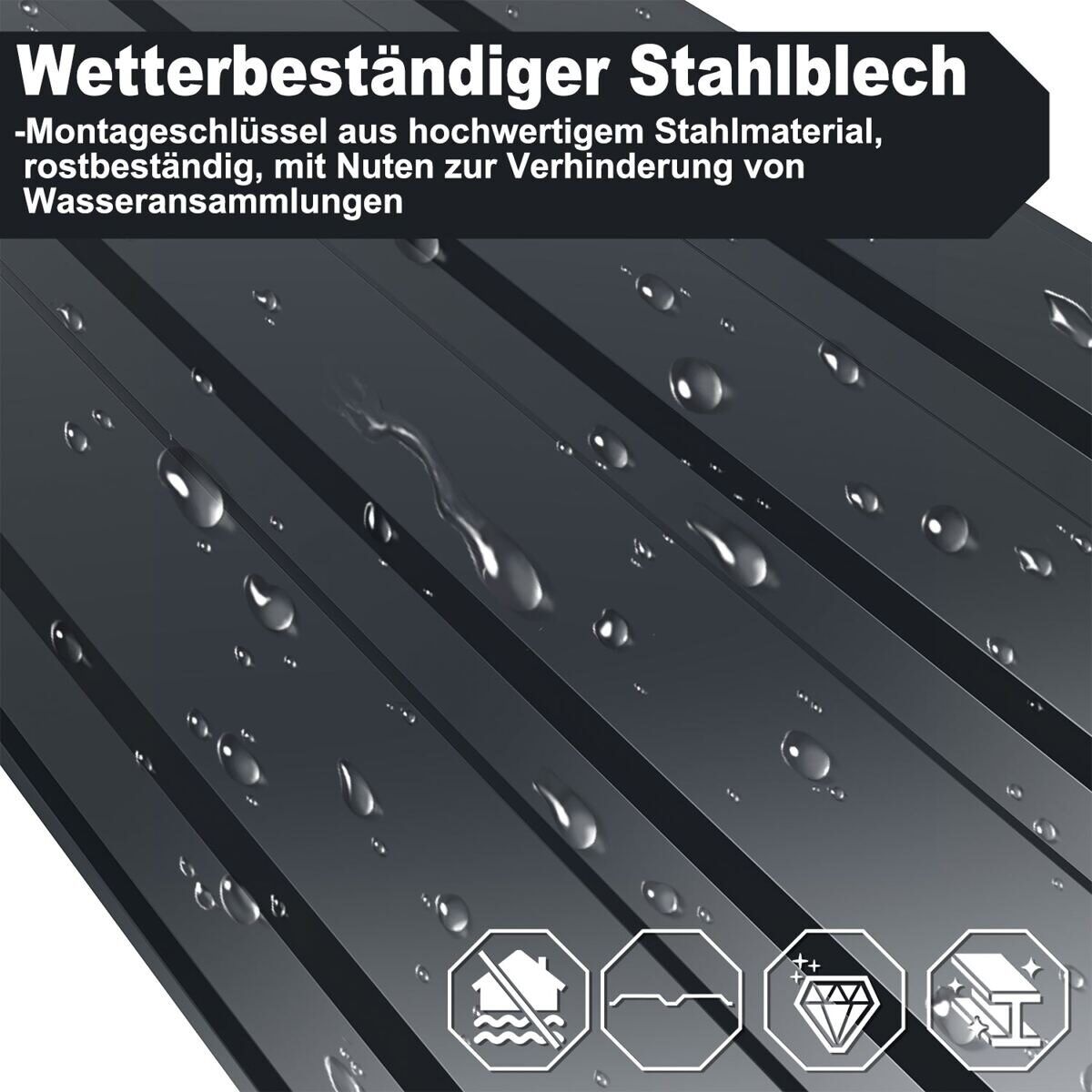 Eisenwaren: Trapezblech Dachblech 115x45cm Profilbl… – Neu und originalverpackt aus Schaffhausen von VendemosSchweiz 2