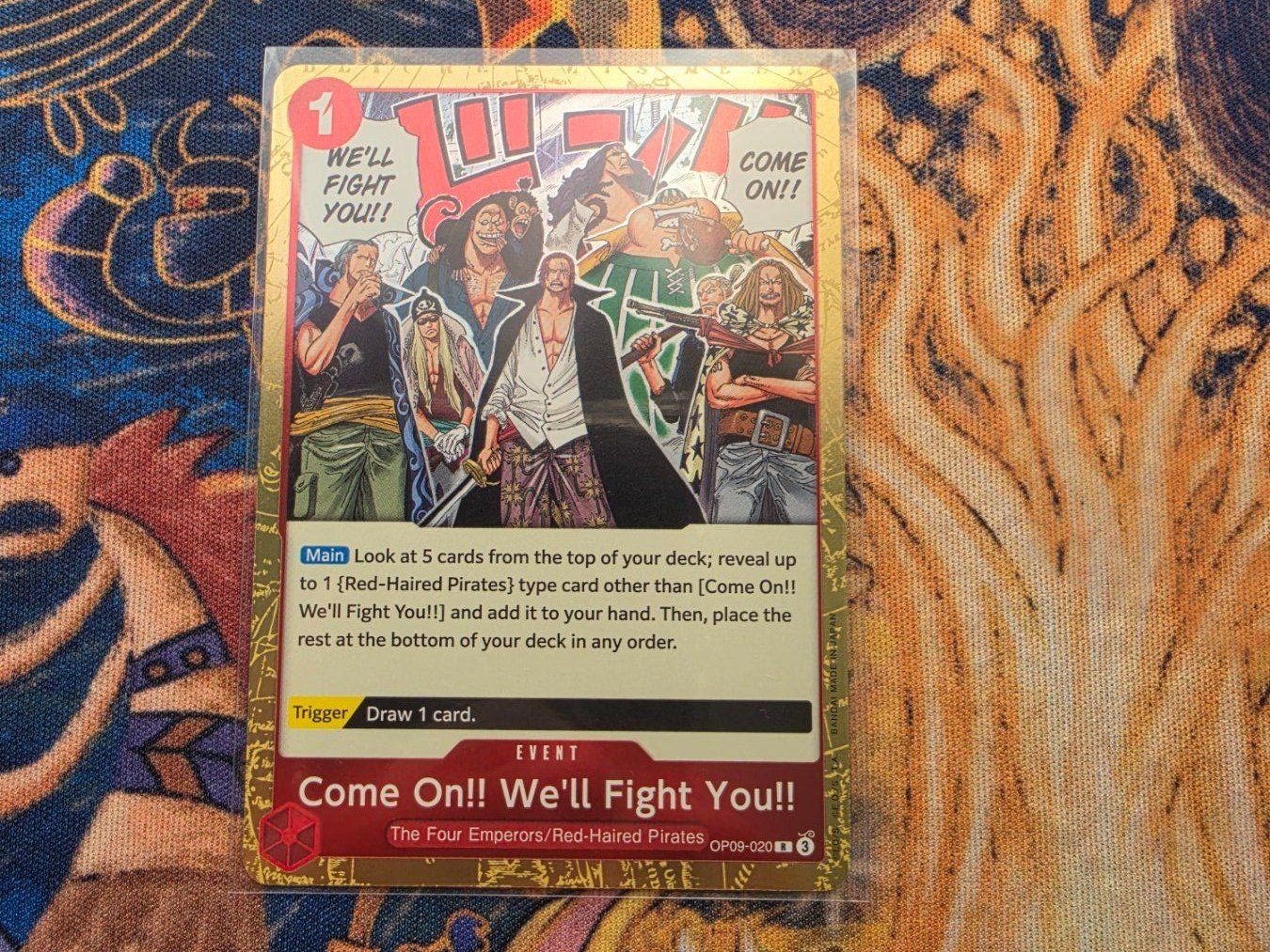 Bandai Carte collezionabili: One Piece Op09 Come one we will fight you – Usato da Genestrerio venduto da AM_98