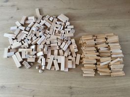 15kg Holzbausteine Kapla und HABA ab 1.-