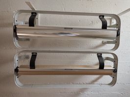 2 Rollenhalter Papierabroller aus Metall
