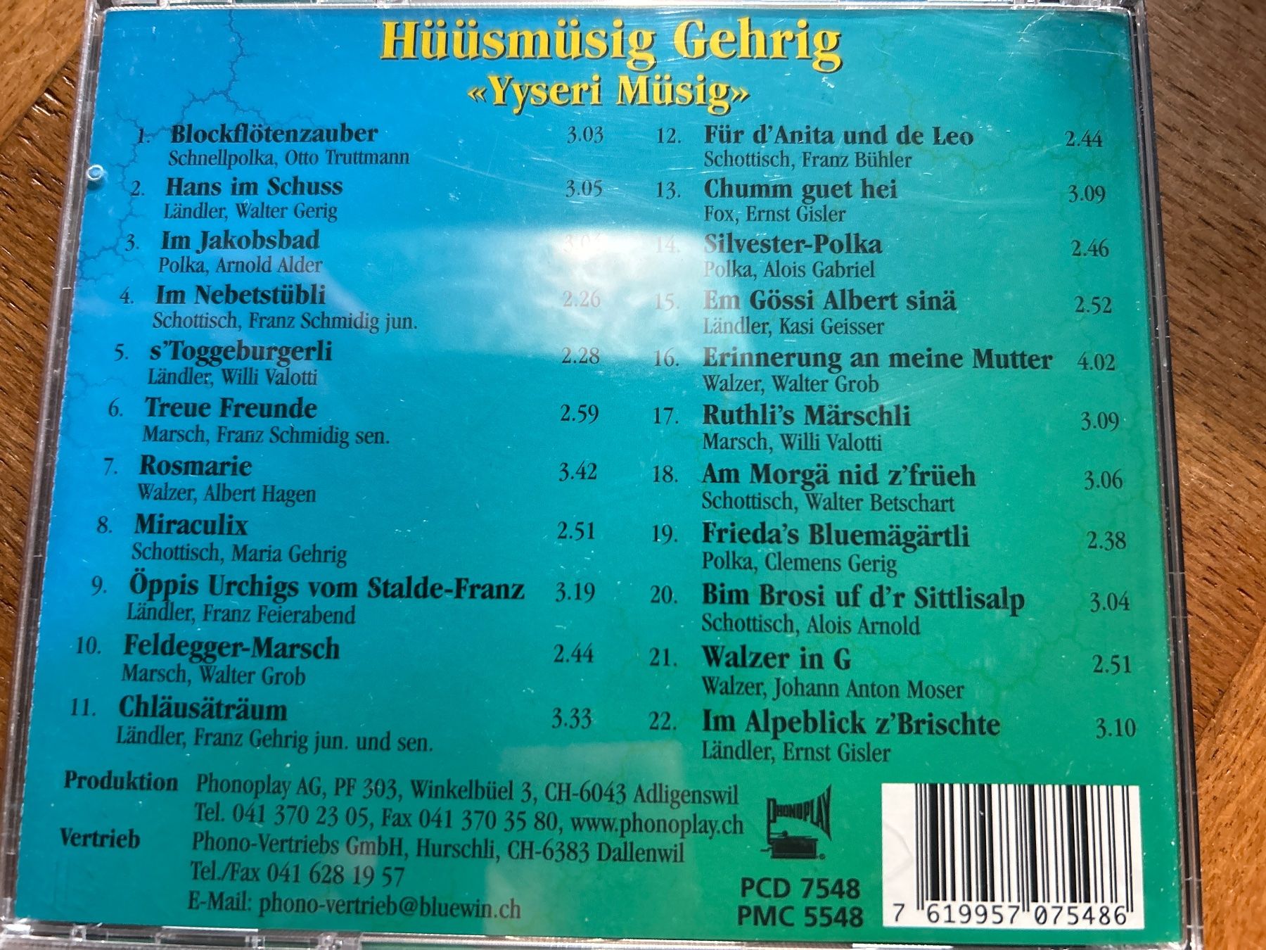 CDs: Hüüsmüsig Gehrig – Gebraucht aus Arth von Vrecam51 1