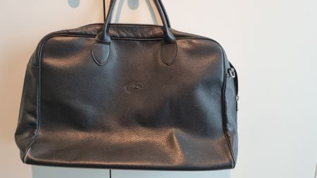 Elegante schwarze Leder Businesstasche, Longchamp, original