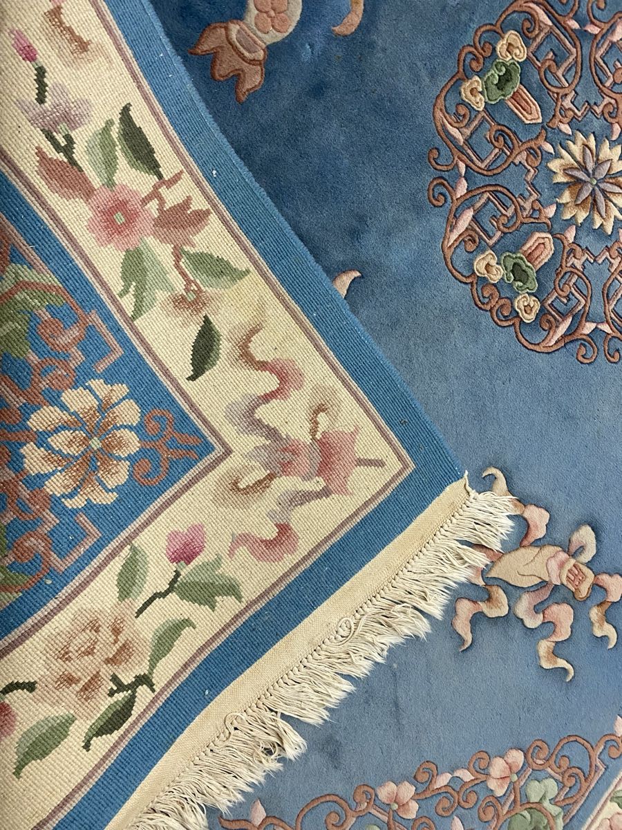 Teppiche: China Teppich, hellblau, Vintage Style – Gebraucht aus Weinfelden von MariaTG 3