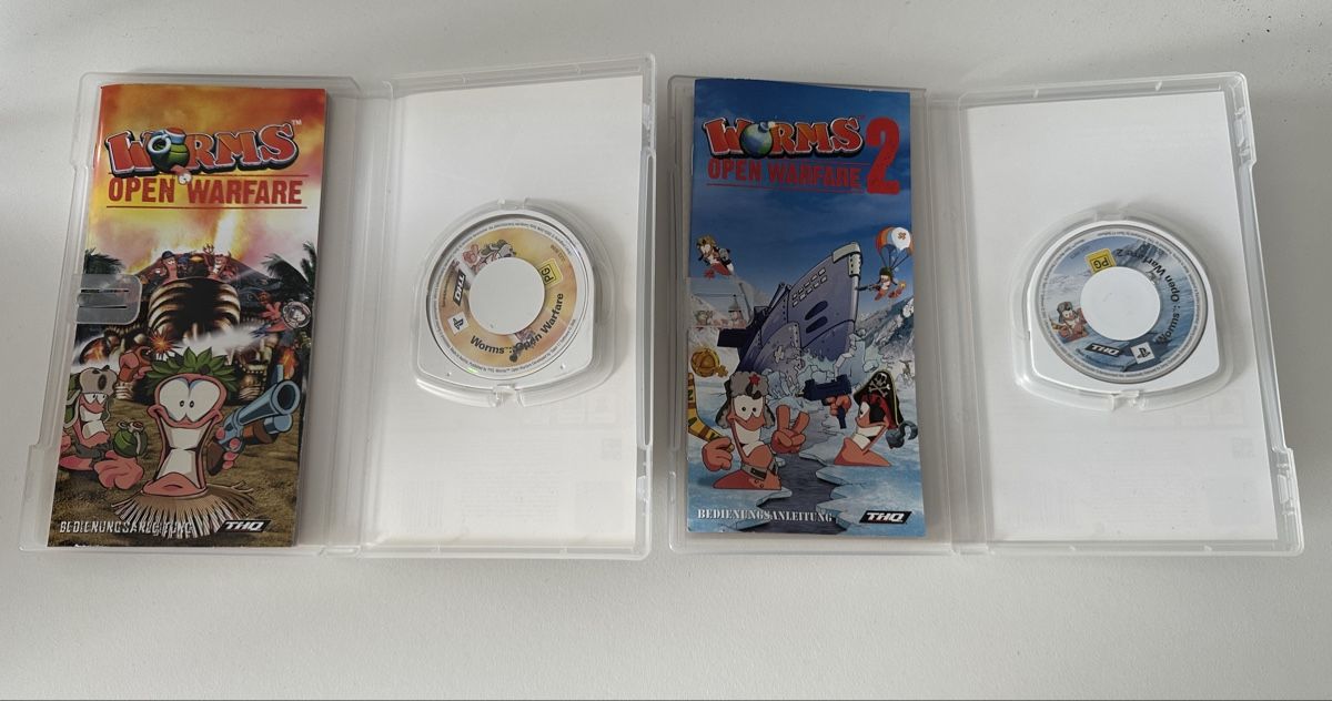 Sony Jeux: Worms Open Warfare 1 und 2 / PSP – D'occasion à Oberengstringen par sasej 1