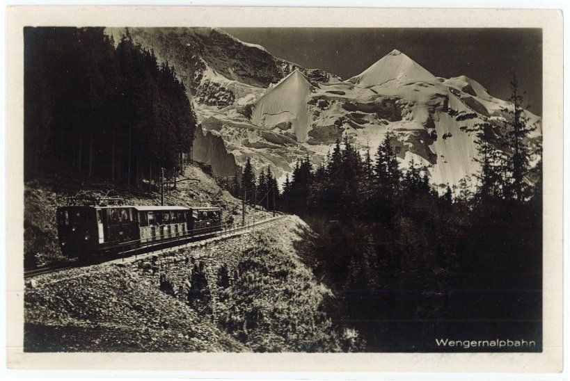 Cartoline postali: E 52 WENGERNALPBAHN – Usato da Fribourg venduto da philafri